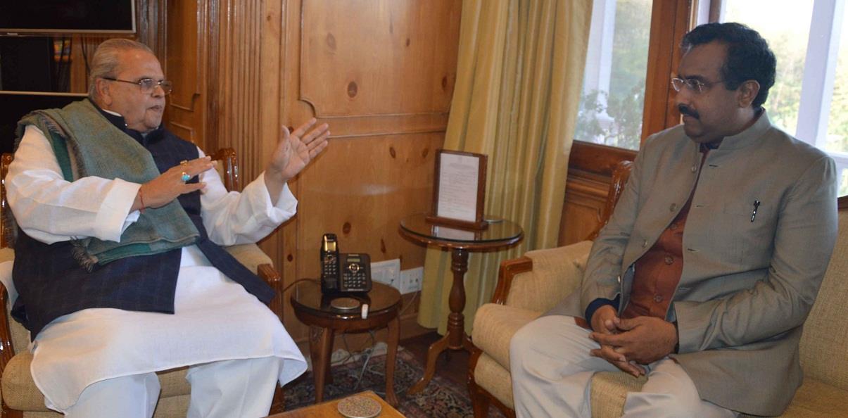 Ram Madhav meets Governor